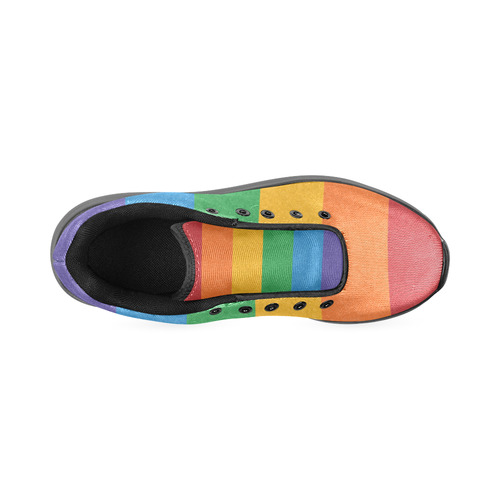 Rainbow Pride Flag Men’s Running Shoes (Model 020)