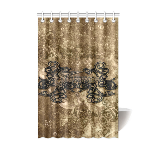 Summer design with bubbles Shower Curtain 48"x72"