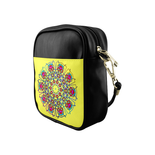 CRAZY HAPPY FREAK Mandala multicolored Sling Bag (Model 1627)