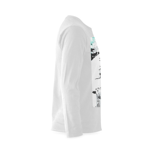 Animal ArtStudio 22916 Polar Baer Sunny Men's T-shirt (long-sleeve) (Model T08)