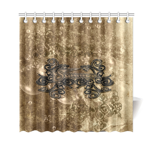 Summer design with bubbles Shower Curtain 69"x70"