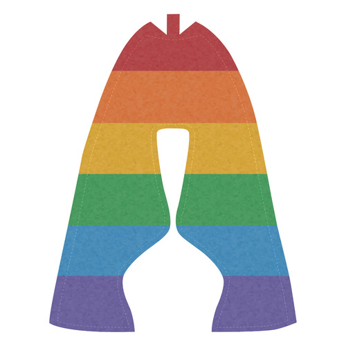 Rainbow Pride Flag Men’s Running Shoes (Model 020)
