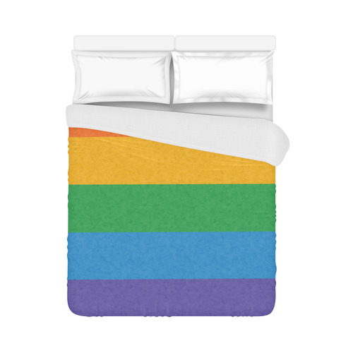 Rainbow Pride Flag Duvet Cover 86"x70" ( All-over-print)