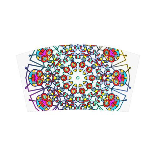 CRAZY HAPPY FREAK Mandala multicolored Bandeau Top