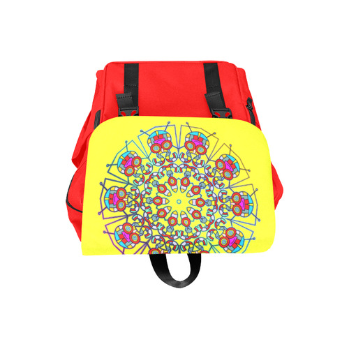 CRAZY HAPPY FREAK Mandala multicolored Casual Shoulders Backpack (Model 1623)