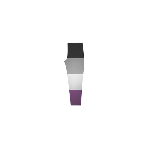 Asexual Pride Flag Capri Legging (Model L02)