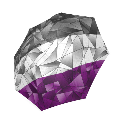 Abstract Asexual Flag Foldable Umbrella (Model U01)