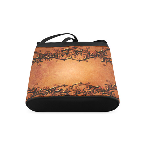 Decorative vintage design and floral elements Crossbody Bags (Model 1613)