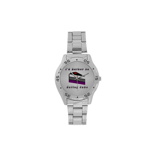 Asexual Cake Men's Stainless Steel Analog Watch(Model 108)
