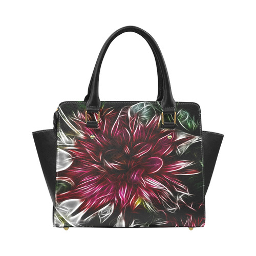 Brilliant Fractal Flower Of Light Classic Shoulder Handbag (Model 1653)