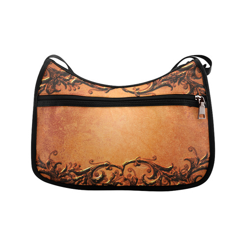 Decorative vintage design and floral elements Crossbody Bags (Model 1616)