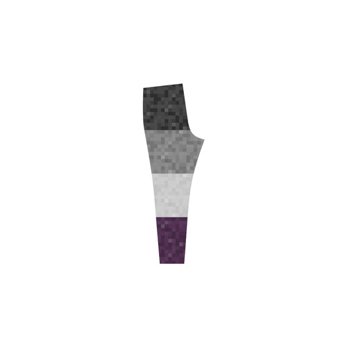 Asexual Pixel Flag Cassandra Women's Leggings (Model L01)