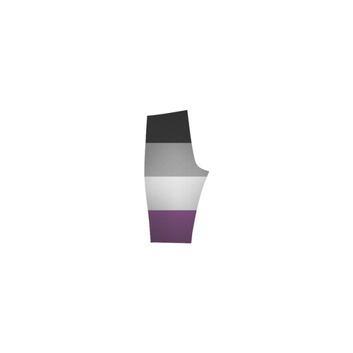 Asexual Pride Flag Hestia Cropped Leggings (Model L03)