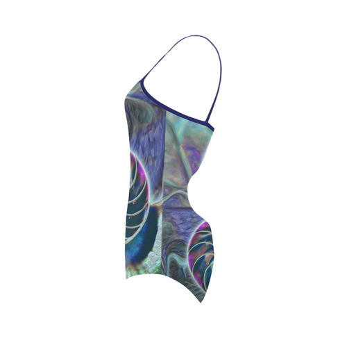 Wonderful Iridescent SHELL SNAIL Strap Swimsuit ( Model S05)