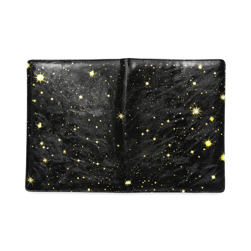 Christmas gold stars night sky Custom NoteBook B5