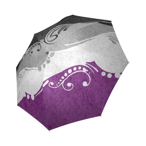 Asexual Ornamental Flag Foldable Umbrella (Model U01)