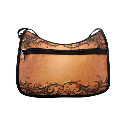 Decorative vintage design and floral elements Crossbody Bags (Model 1616)