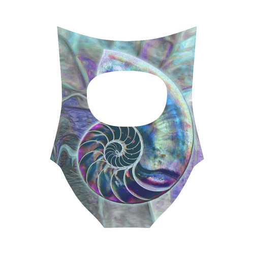 Wonderful Iridescent SHELL SNAIL Strap Swimsuit ( Model S05)