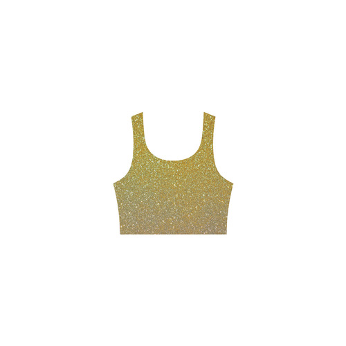 Sparkly Elegant Gold Atalanta Casual Sundress(Model D04)