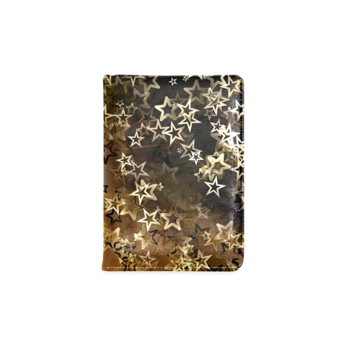 Christmas gold stars Custom NoteBook A5