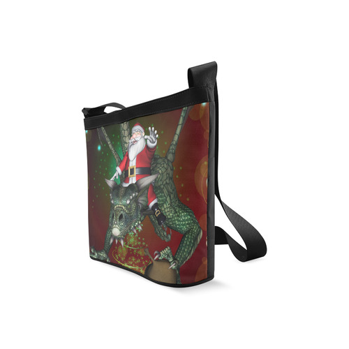 Santa Claus with dragon Crossbody Bags (Model 1613)