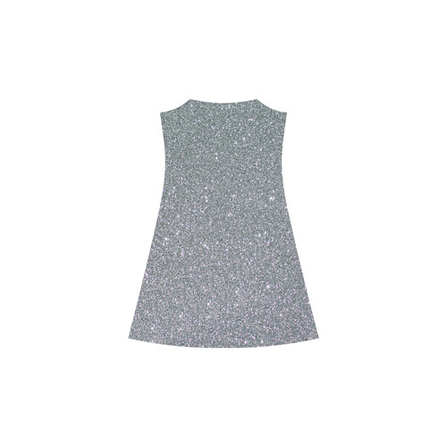 Sparkly Elegant Silver Alcestis Slip Dress (Model D05)