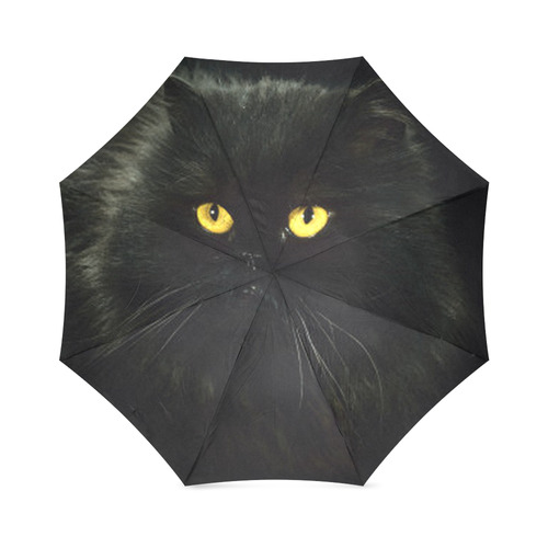 Black Cat Foldable Umbrella (Model U01)