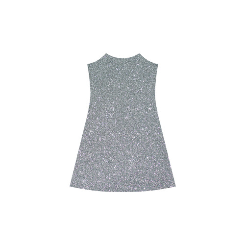 Sparkly Elegant Silver Alcestis Slip Dress (Model D05)