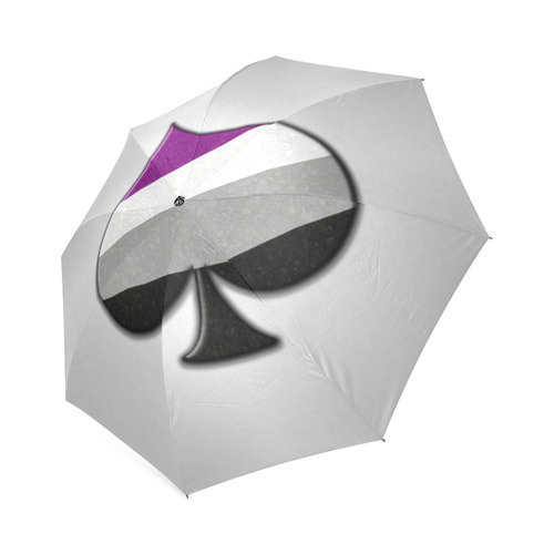 Asexual Pride Ace Symbol Foldable Umbrella (Model U01)