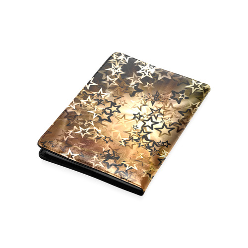 Christmas gold stars Custom NoteBook A5