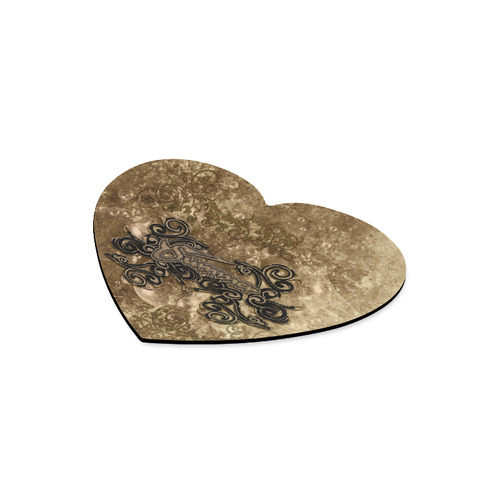 Summer design with bubbles Heart-shaped Mousepad