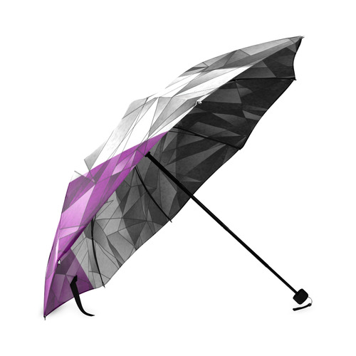 Abstract Asexual Flag Foldable Umbrella (Model U01)