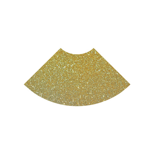 Sparkly Elegant Gold Atalanta Casual Sundress(Model D04)