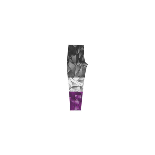 Abstract Asexual Flag Capri Legging (Model L02)