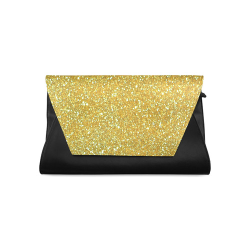 Sparkly Elegant Gold Clutch Bag (Model 1630)