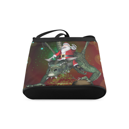 Santa Claus with dragon Crossbody Bags (Model 1613)