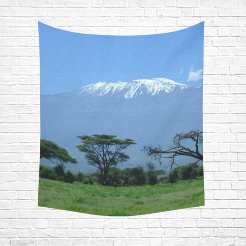 Africa_20160905 Cotton Linen Wall Tapestry 51"x 60"