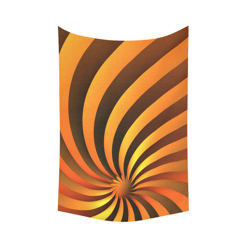 Sunrise Cotton Linen Wall Tapestry 60"x 90"