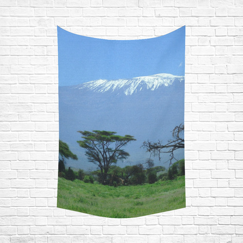 Africa_20160905 Cotton Linen Wall Tapestry 60"x 90"