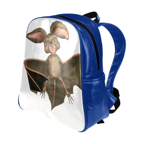 cute bat (halloween) Multi-Pockets Backpack (Model 1636)