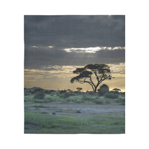 Africa_20160903 Cotton Linen Wall Tapestry 51"x 60"