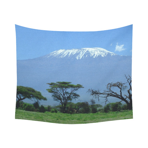 Africa_20160905 Cotton Linen Wall Tapestry 60"x 51"