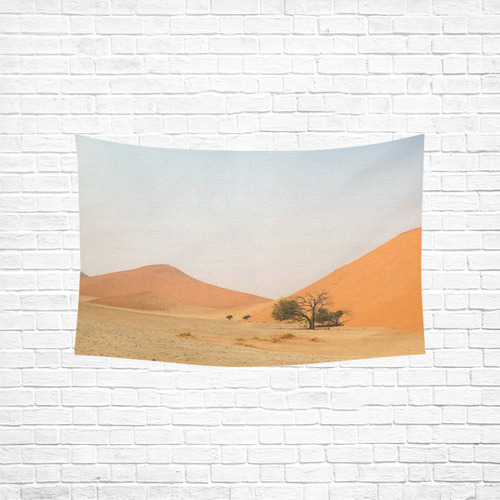 Africa_20160910 Cotton Linen Wall Tapestry 60"x 40"