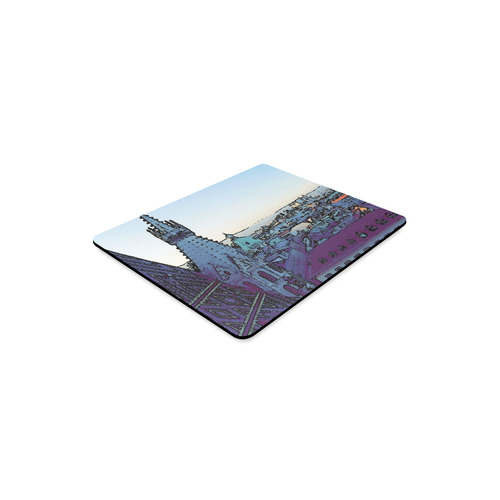 Austria-Vienna City, toony Rectangle Mousepad