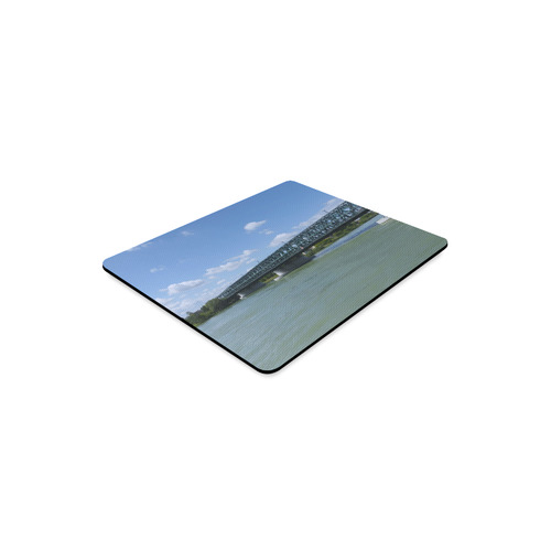 Austria-waterways on the Danube Rectangle Mousepad