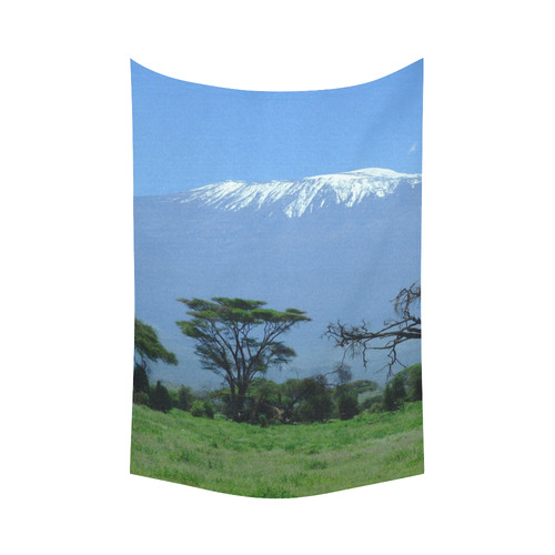 Africa_20160905 Cotton Linen Wall Tapestry 60"x 90"