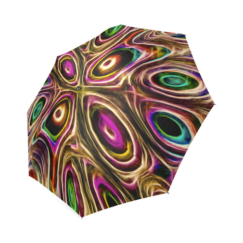 Peacock Strut II - Jera Nour Foldable Umbrella (Model U01)
