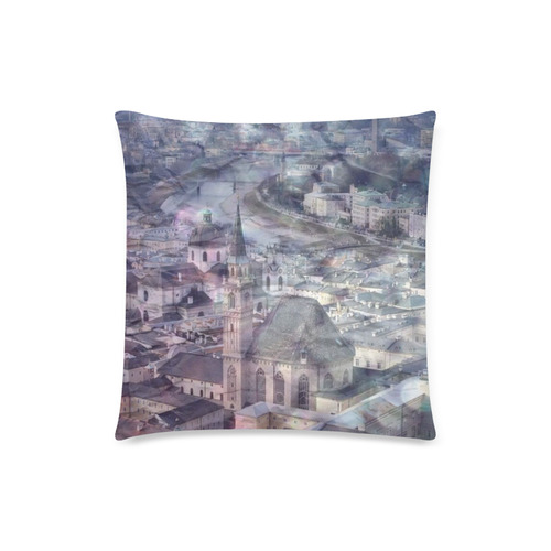 Austria-Salzburg Custom Zippered Pillow Case 18"x18"(Twin Sides)