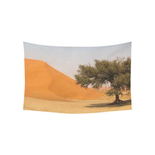 Africa_20160909 Cotton Linen Wall Tapestry 60"x 40"