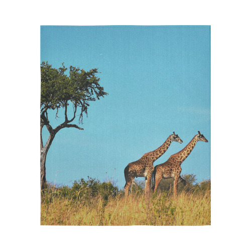 Africa_20160901 Cotton Linen Wall Tapestry 51"x 60"